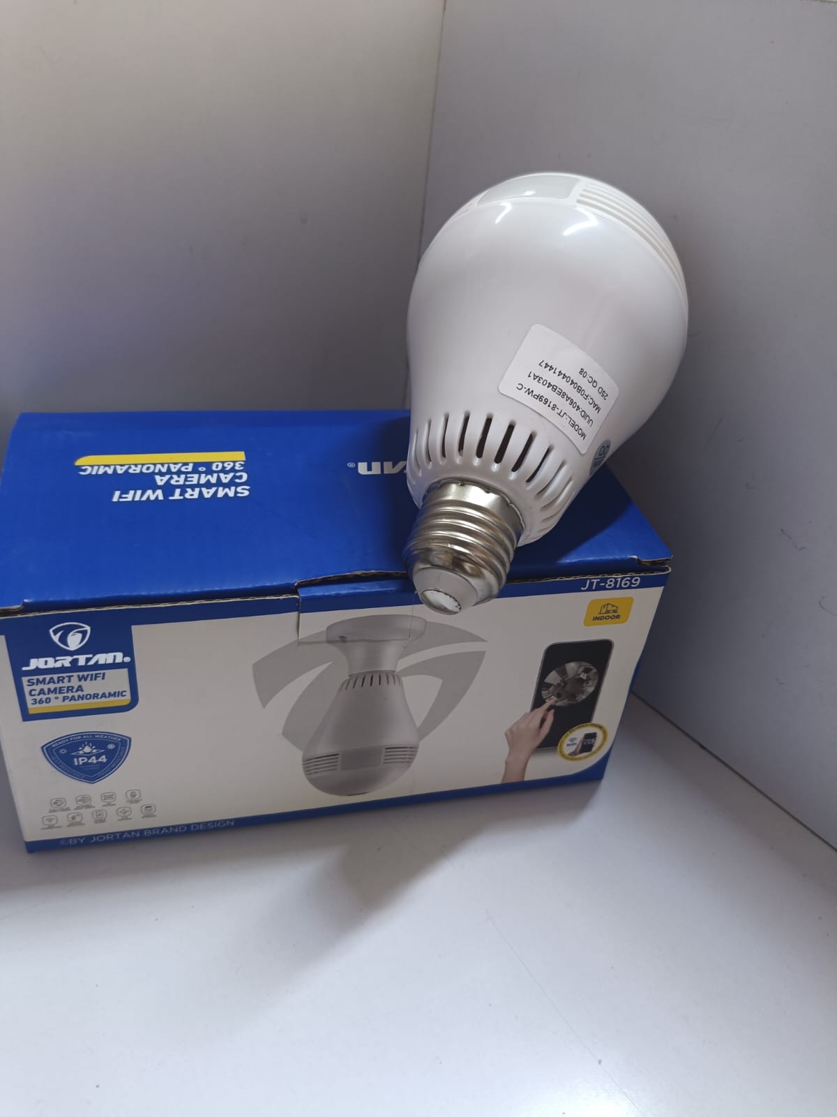 1080P Light Bulb Camera, 360 Degrees Camera 2.4GHz Wi-Fi Security Camera, Home Wireless Camera with Night Vision/Alarm/Motion Detection