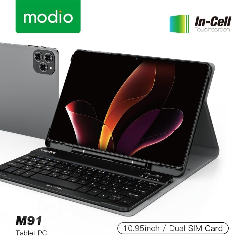 Modio M91 5G Tablet, 10.95-inch HD Display, 12GB RAM, 512GB Storage, 8000mAh Battery, Dual SIM