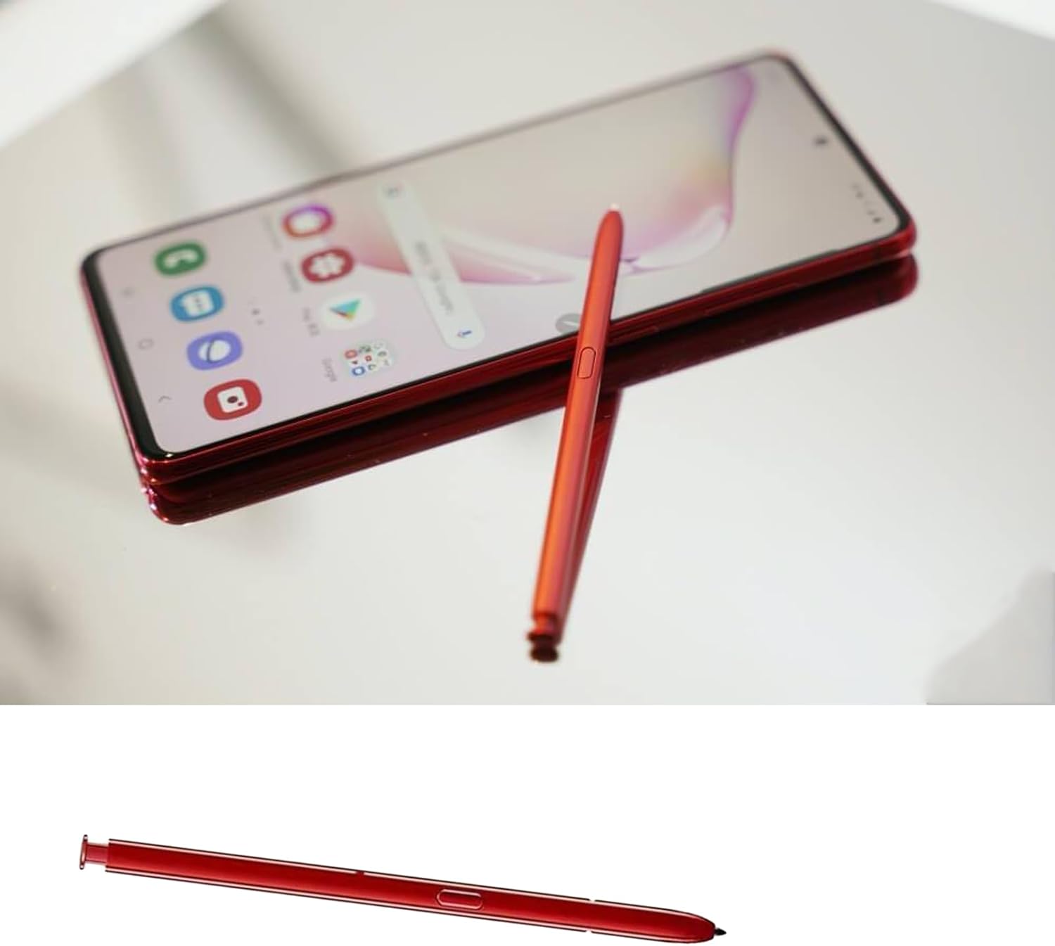 Galaxy Note 10 Stylus Pen Replacement for Samsung Galaxy Note 10 Lite 5G Touch S Pen(without Bluetooth) (Red)