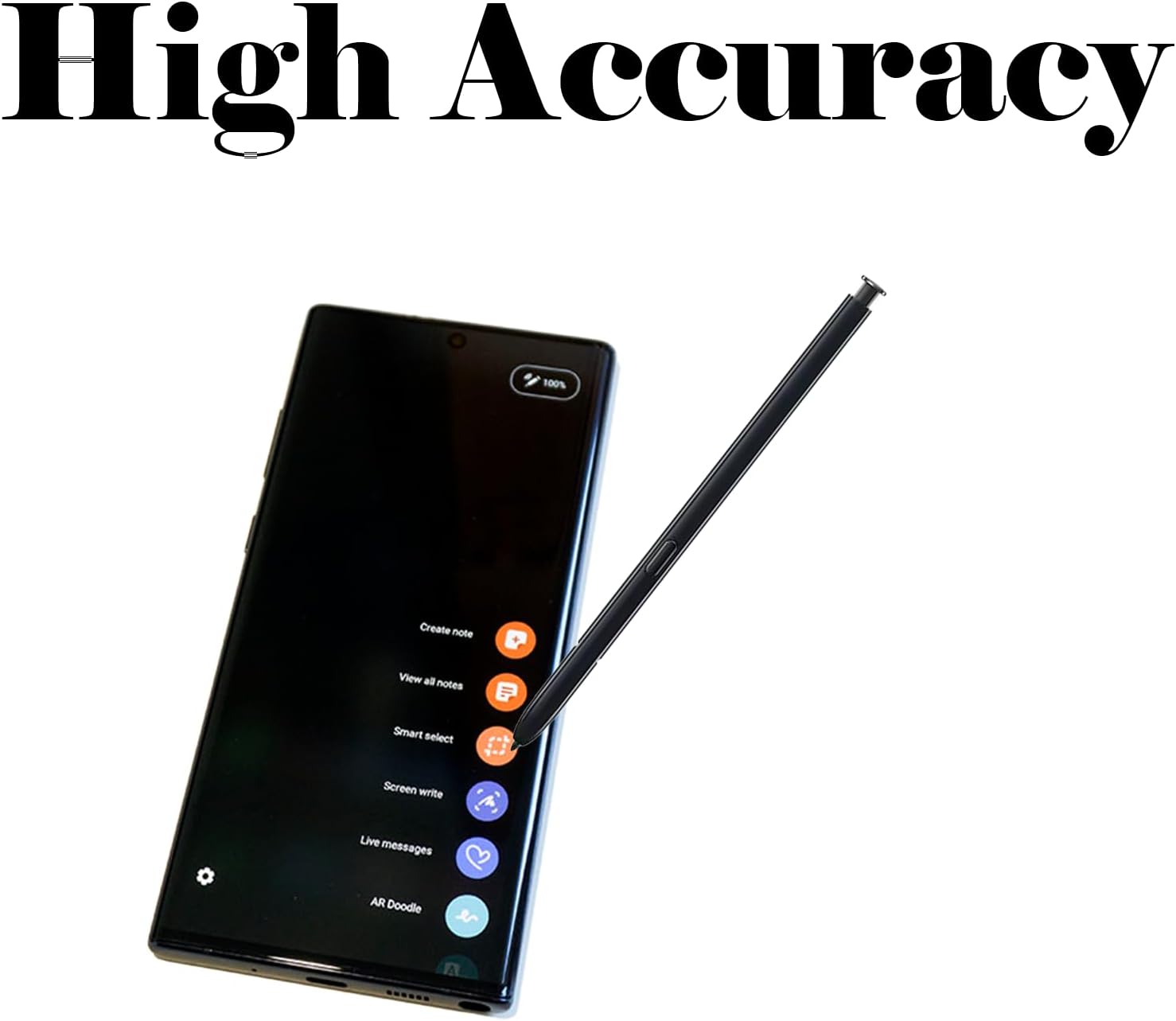 Galaxy Note 10 Plus Pen for Samsung Galaxy Note 10+ 5G Touch Screen Stylus Pen Replacement Parts for Samsung Note 10+, Note 10 Plus, Note 10 Ultra S Pen No Bluetooth Function