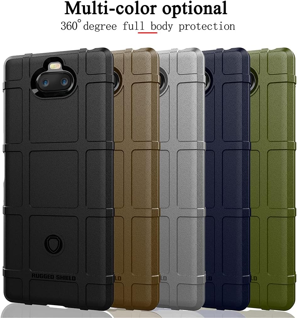 Case for Sony Xperia 10 Phone Cover, Durable TPU Sturdy Bumper Cover Shockproof Full Body with Non-Slip Comfortable Feel-Slip Cover for Sony Xperia 10