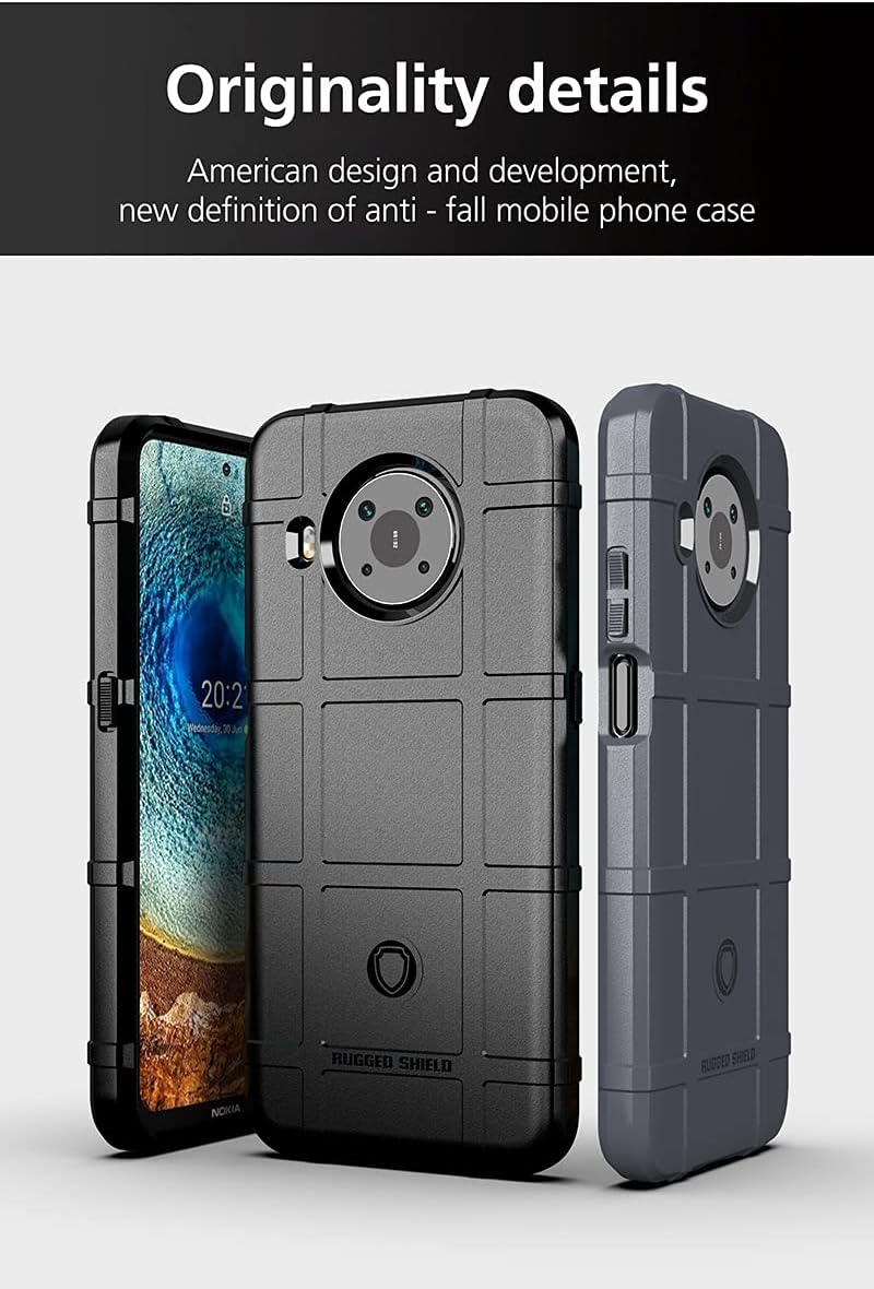 Nokia X20 Case, Heavy Duty Shockproof Military Grade Drop Tested Field Case Super Sturdy Bumper Full Body Rugged Hard Cover for Nokia X20