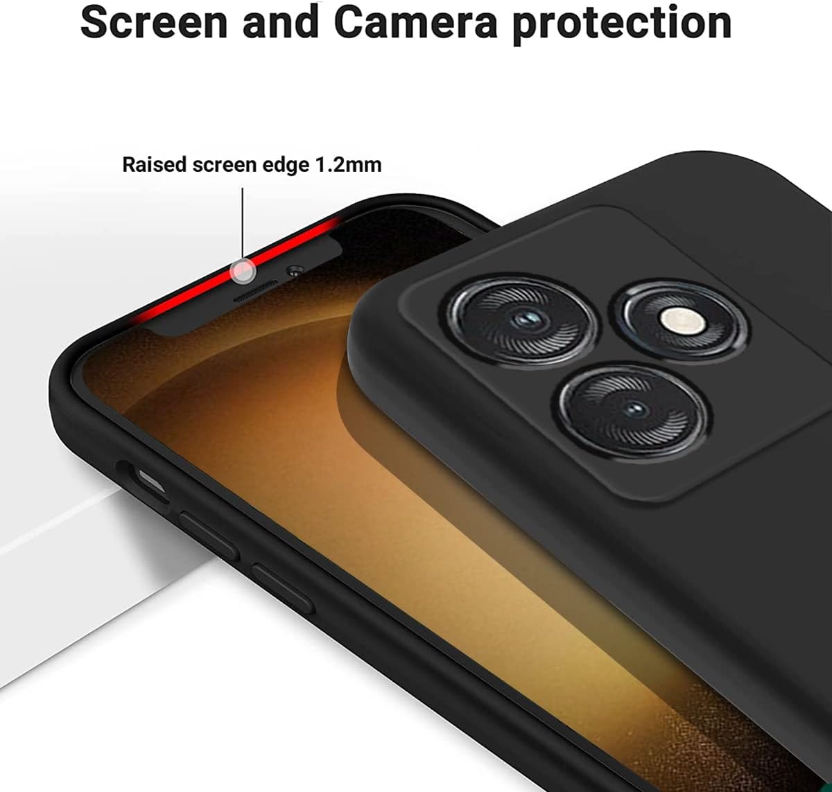 Case for Tecno Spark slim, Liquid Silicone Protective Phone Case for Tecno Spark slim with Silicone Lanyard, Slim Thin Soft Shockproof Cover