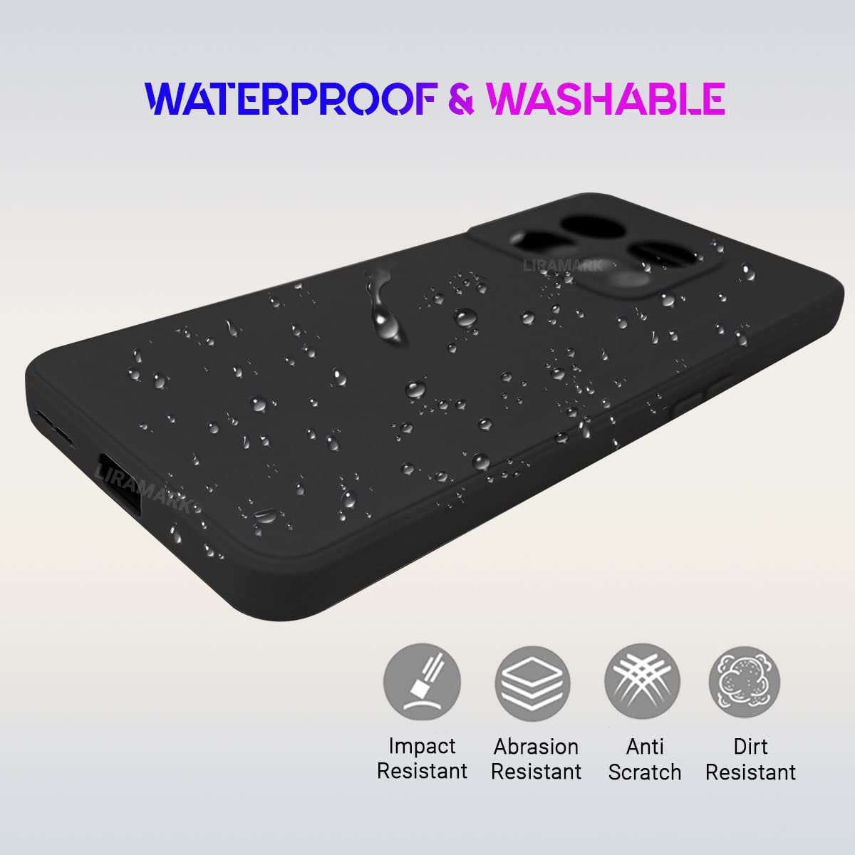 Silicone Soft Back Cover Case for OnePlus 10 Pro 5G / 1+10 Pro 5G (Silicone Black)