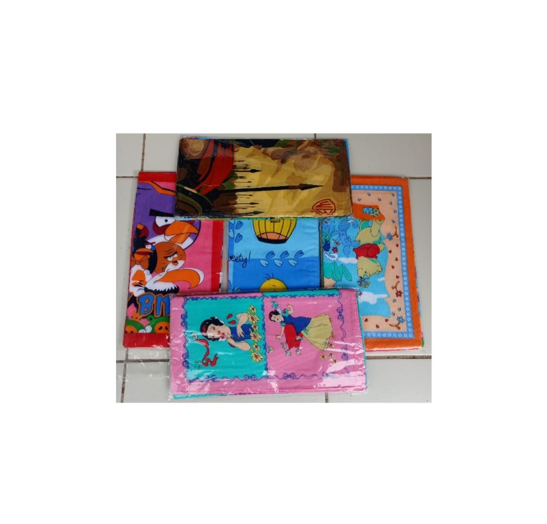 10 PACK Generic Cartoon Themed Handkerchief For Kids