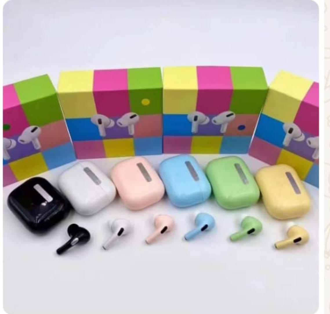 COLOURED AIRPODS PRO TWS BRAND Smartphone Earbuds HiFi Sound Headphones Style Bluetooth Wireless Connection Active Noise Cancellation Customizable Fit Wireless Charging Case Sweat & Water Resistant