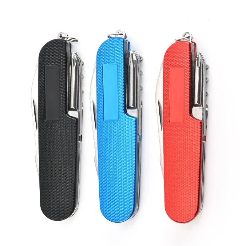 NEW Swiss Knife 11 Multifunctional Folding Army Knife Portable Stainless Steel Pocket Knife Outdoor Camping Emergency EDC Tools