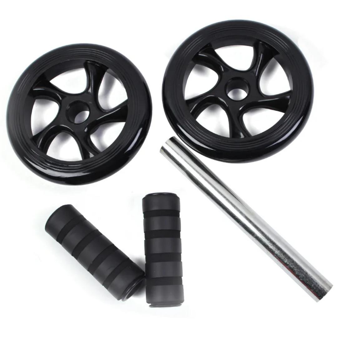 Workout Fitness Bodybuilding Abdominal Exercise Muscle Training Ab Wheel With Mat Exercise Roller Ab Guide Roller Wheel
