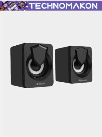 Kisonli A-808 Speaker Audio Desktop Home Woofer Wired Usb Driven Multimedia Small Speaker Portable Speaker Bluetooth Wireless Speaker Laptop Speaker Computer Speakers