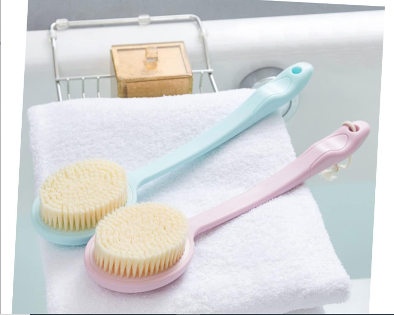 Back Scrubber Toddler Faucet Extension Bath Scrubber Shower Bath Body Brush Back Brush Radiant Skin After Shower Patriotic Headband Women Scrubbers Long Handle