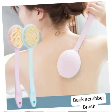 Back Scrubber Toddler Faucet Extension Bath Scrubber Shower Bath Body Brush Back Brush Radiant Skin After Shower Patriotic Headband Women Scrubbers Long Handle