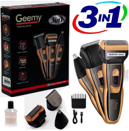 AMAIZING PRICE OFFER!!!!   Geemy Barber Shaving Machine-Kinyozi // Shaver // Kinyozi // Best Kinyozi // BEST Rechargeable Smoother Hair Shaving Machine, Shaver- 3 In 1 FOR KINYOZI BUSINESS.