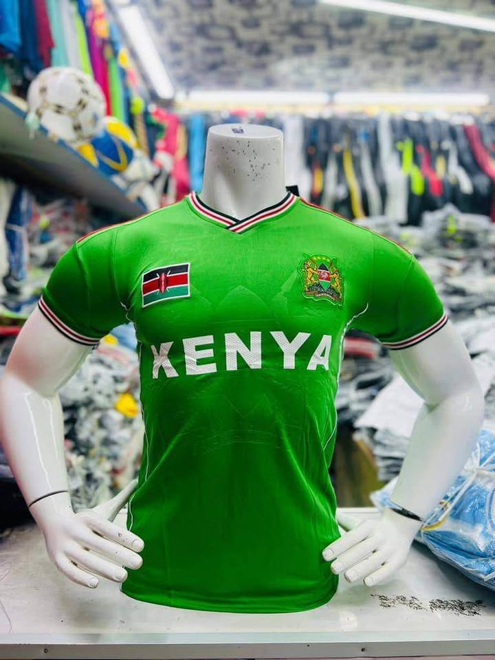 Kenyan Jersey Team Kenya Soccer Jersey Kenyan Flag CHAN Football - Unisex