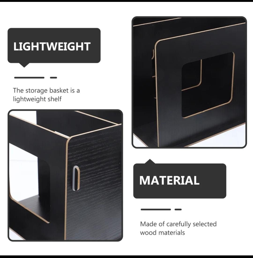 Modern Student Bookshelf 4 Slot Wooden DIY Desk Book Shelf Holder
Wooden craft desk accessories provide a simple storage solution and give your desk a professional look
The wooden book/magAZINE
