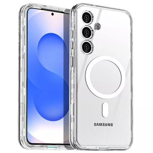 Galaxy S24 5G Crystal Clear Transparent anti yellowing MagSafe/Magnetic case/cover