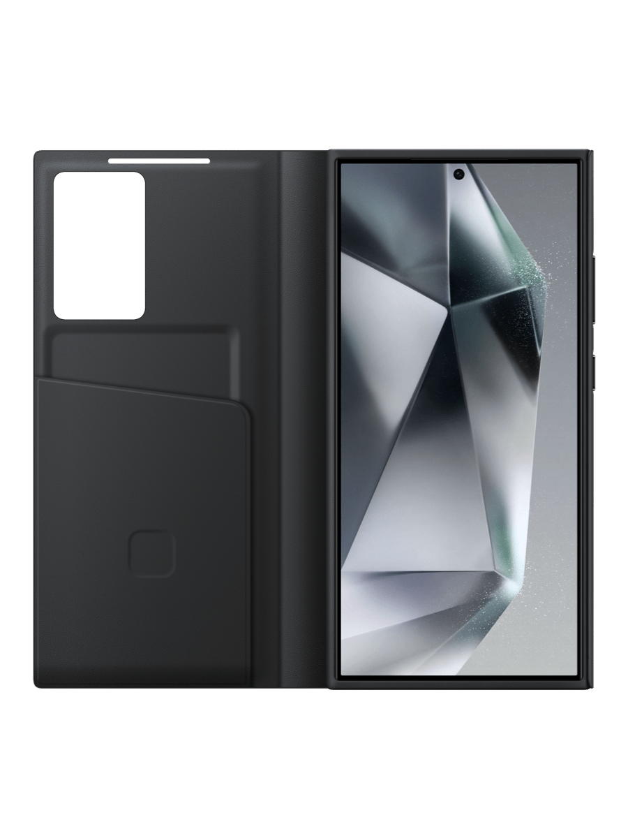 Galaxy S24 Ultra Official Smart View Black Wallet Case/cover