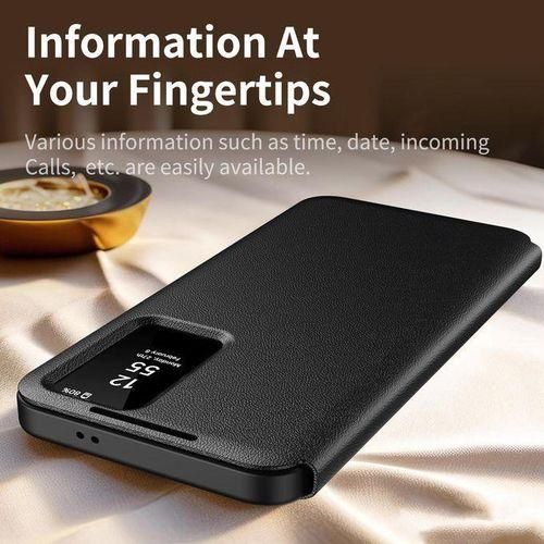 Galaxy S25 Ultra Smart View Leather Flip Case/cover Window Card Slot