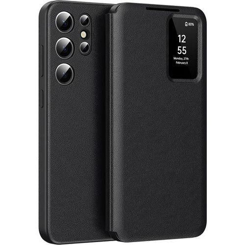 Galaxy S25 Ultra Smart View Leather Flip Case/cover Window Card Slot