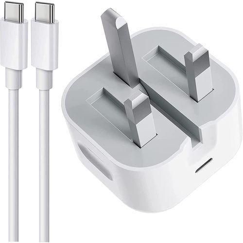 iPhone 16 Pro Max Charger, 35W USB C Charger with USB-C to C Fast Charing/Data Cable (2m)