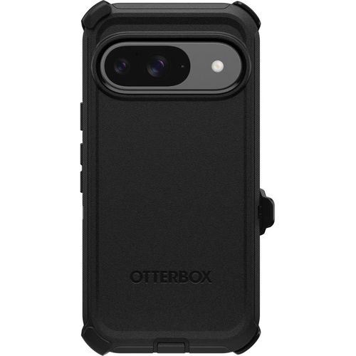 Google Pixel 9 Pro OtterBox Defender Series Case/cover - Black, Rugged & Durable, with Port Protection, Includes Holster Clip Kickstand
