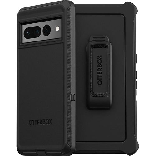 Otter Box for Google Pixel 7 Pro Defender Series Case/cover - Black, Rugged & Durable, with Port Protection, Includes Holster Clip Kickstand