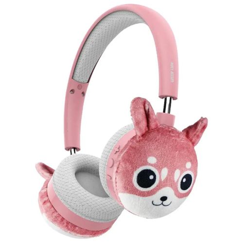 Green Lion GK-600 Kids original bluetooth Wireless Headphone with padded ear cushions and 20 hrs playtime - PINK