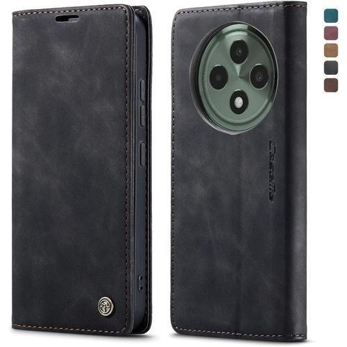 Caseme Oppo Reno 12f Wallet Case,Soft PU Leather Flip Case Magnetic Stand Flip Protective Cover Leather Case with ID & Credit Card Slots Holder