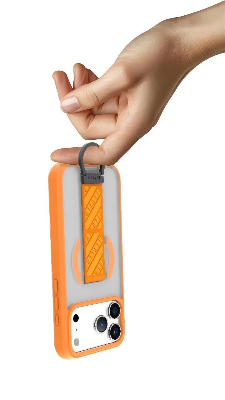 Levelo Morphix Clara Gripstand Shockproof Magsafe Case/Cover for iPhone 17 Pro Max