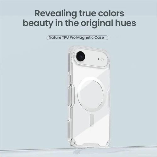 Nature Pro Series for iPhone 17 Air Case/Cover Compatible with MagSafe TPU + PC Ultra Clear Phone Cover/Case - Transparent