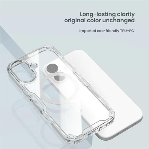 Nillkin Nature Pro Series for iPhone 17 Case Compatible with MagSafe TPU + PC Ultra Clear Phone Case/Cover