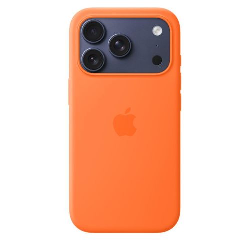 Apple iPhone 17 Pro Silicone Case/cover with MagSafe – Orange