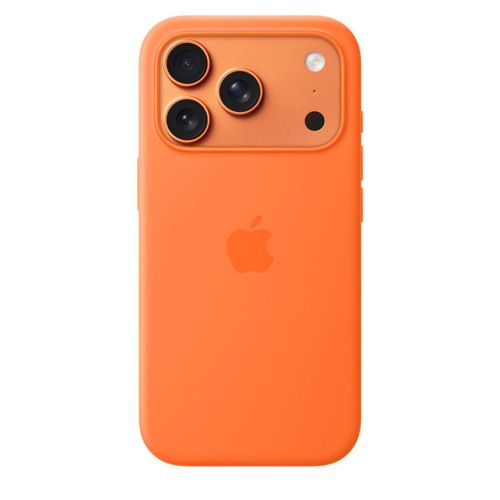 Apple iPhone 17 Pro Silicone Case/cover with MagSafe – Orange