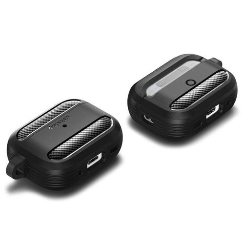 Spigen Rugged Armor Apple AIRPODS PRO 1 / 2 MATTE CASE/COVER BLACK
