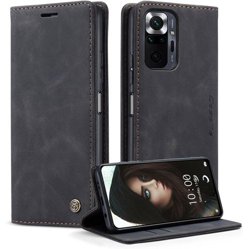 Wallet Flip Case, Retro Leather All-Round Protection Flip Cover Case for Redmi Note 10 Pro