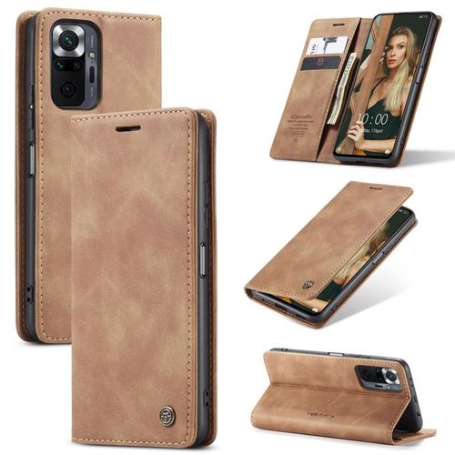 Wallet Flip Case, Retro Leather All-Round Protection Flip Cover Case for Redmi Note 10 Pro