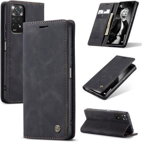 Wallet Flip Case, Retro Leather All-Round Protection Flip Cover Case for Redmi Note 11 Pro 4G