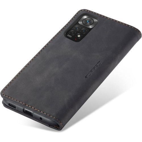 Wallet Flip Case, Retro Leather All-Round Protection Flip Cover Case for Redmi Note 11 Pro 4G