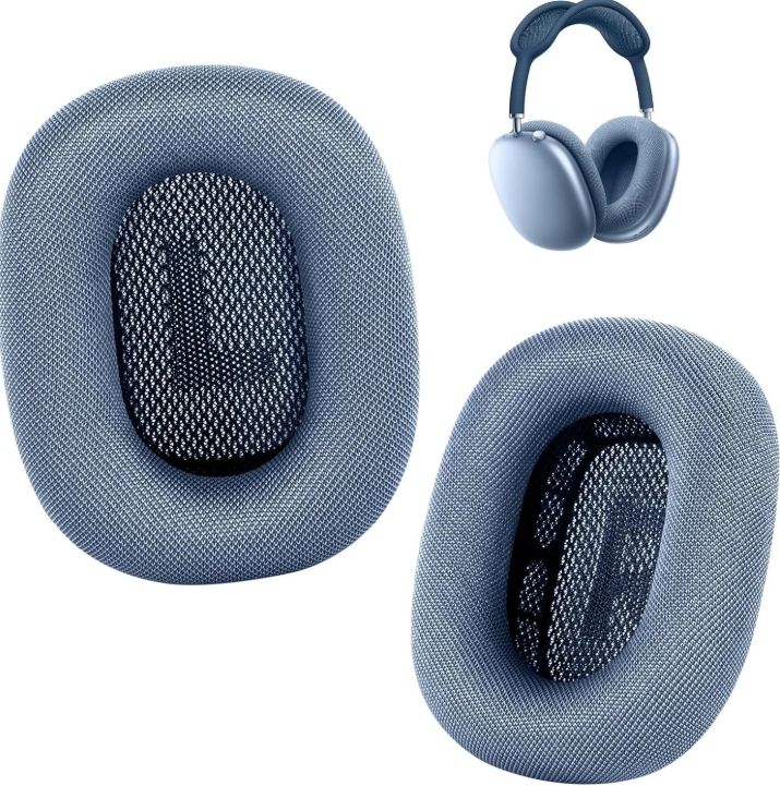 Ear Cushions for AirPods Max Headphone - Upgraded Mesh Earpads with Silicone Layer, Magnet, Memory Foam and Noise Isolation
