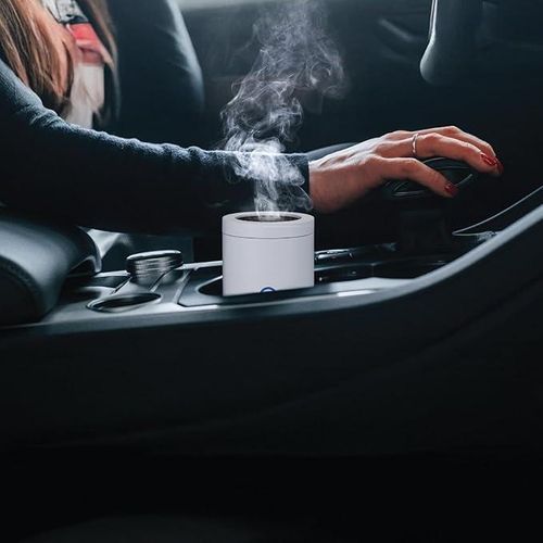 Green Lion Dune Mini Electric Incense Burner, 55 times Recommended Use,Portable Rechargeable Arabic Bakhoor/Bukhoor Burner with Type-C Charging for Home, Office, and Car - Aroma Diffuser (White)