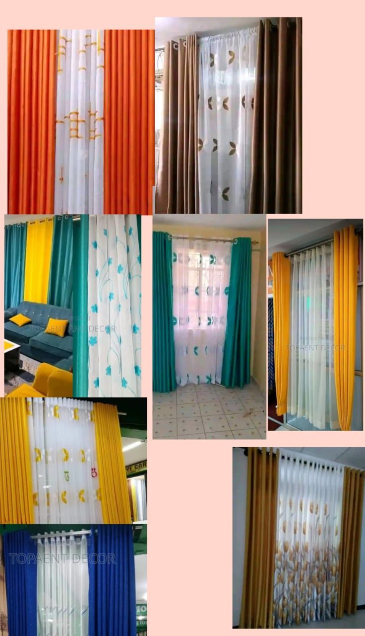 Back in Stock! Heavy-Duty Curtains with Matching Shears — Modern & Functional