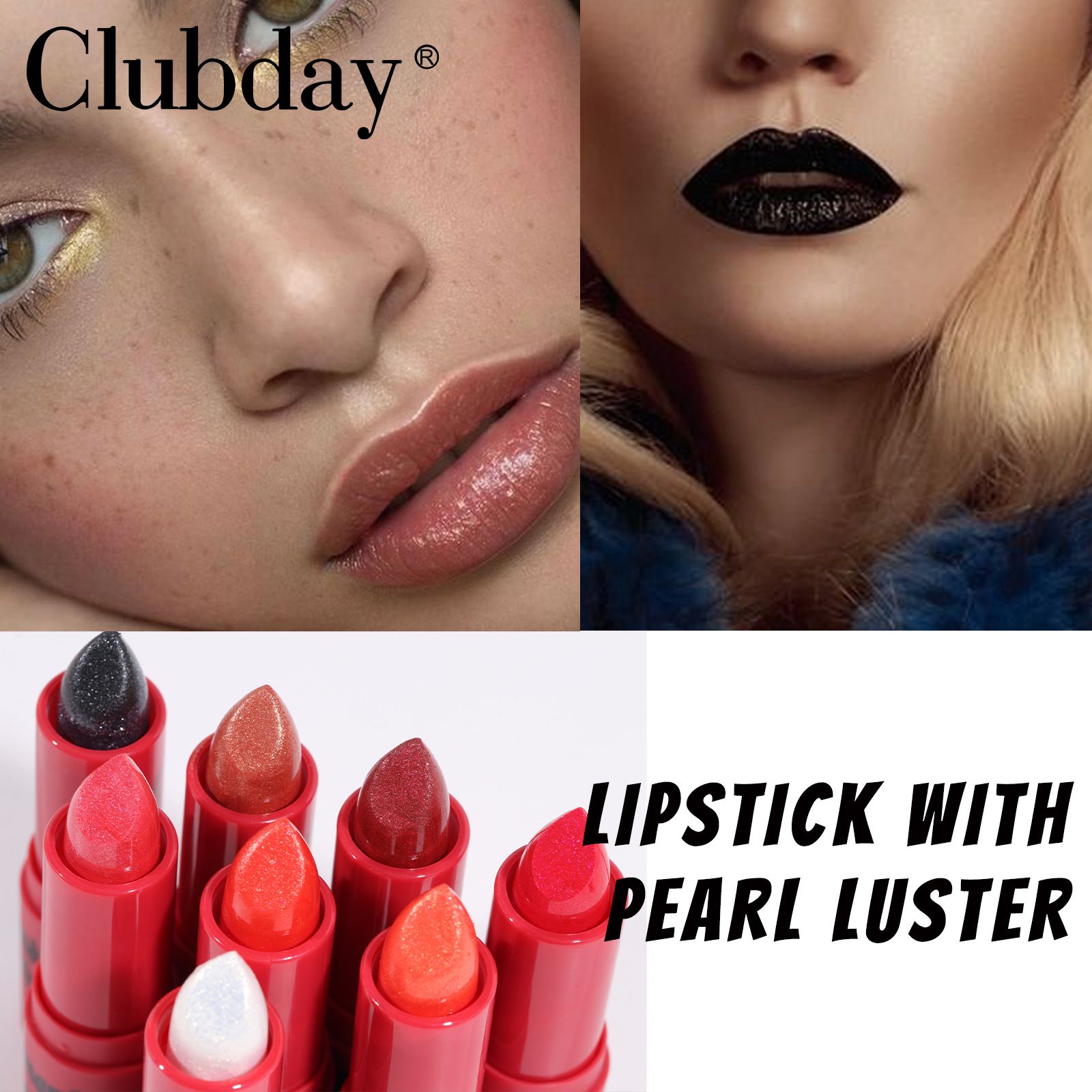 Super Lustrous Lipstick For Soft, Fuller-Looking Lips, Moisturized Feel, Iced Amethyst Non-Sticky Color Changing Lipstick Glimmer Gloss, High-Shine Finish,  Long Lasting Magic Tint Stain Gloss Set
