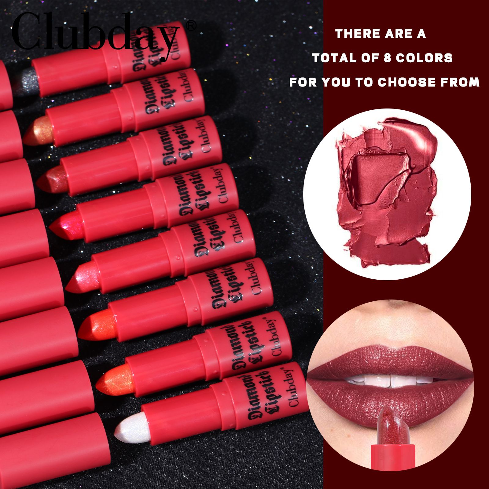 Super Lustrous Lipstick For Soft, Fuller-Looking Lips, Moisturized Feel, Iced Amethyst Non-Sticky Color Changing Lipstick Glimmer Gloss, High-Shine Finish,  Long Lasting Magic Tint Stain Gloss Set