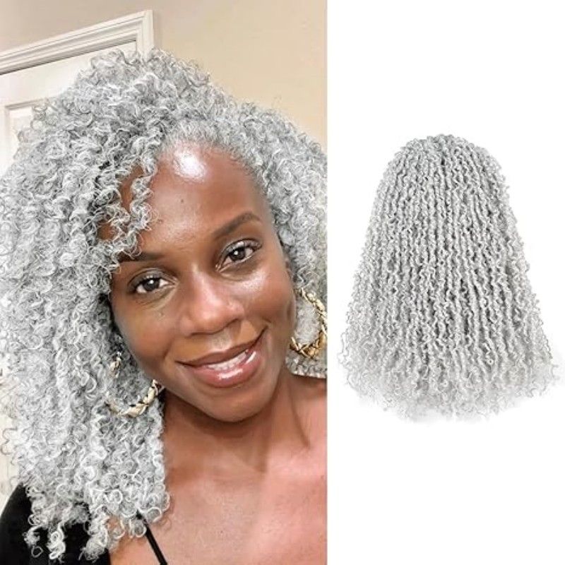 Pre-looped Yanky Twist Crochet Hair Bohemian Passion Twist Spring Mini Twist for Black Women Goddess Locs Crochet Hair Ombre Boho Faux Locs Croceht Braids Hippie Faux Crochet Hair