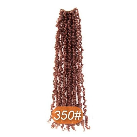 Pre-looped Yanky Twist Crochet Hair Bohemian Passion Twist Spring Mini Twist for Black Women Goddess Locs Crochet Hair Ombre Boho Faux Locs Croceht Braids Hippie Faux Crochet Hair