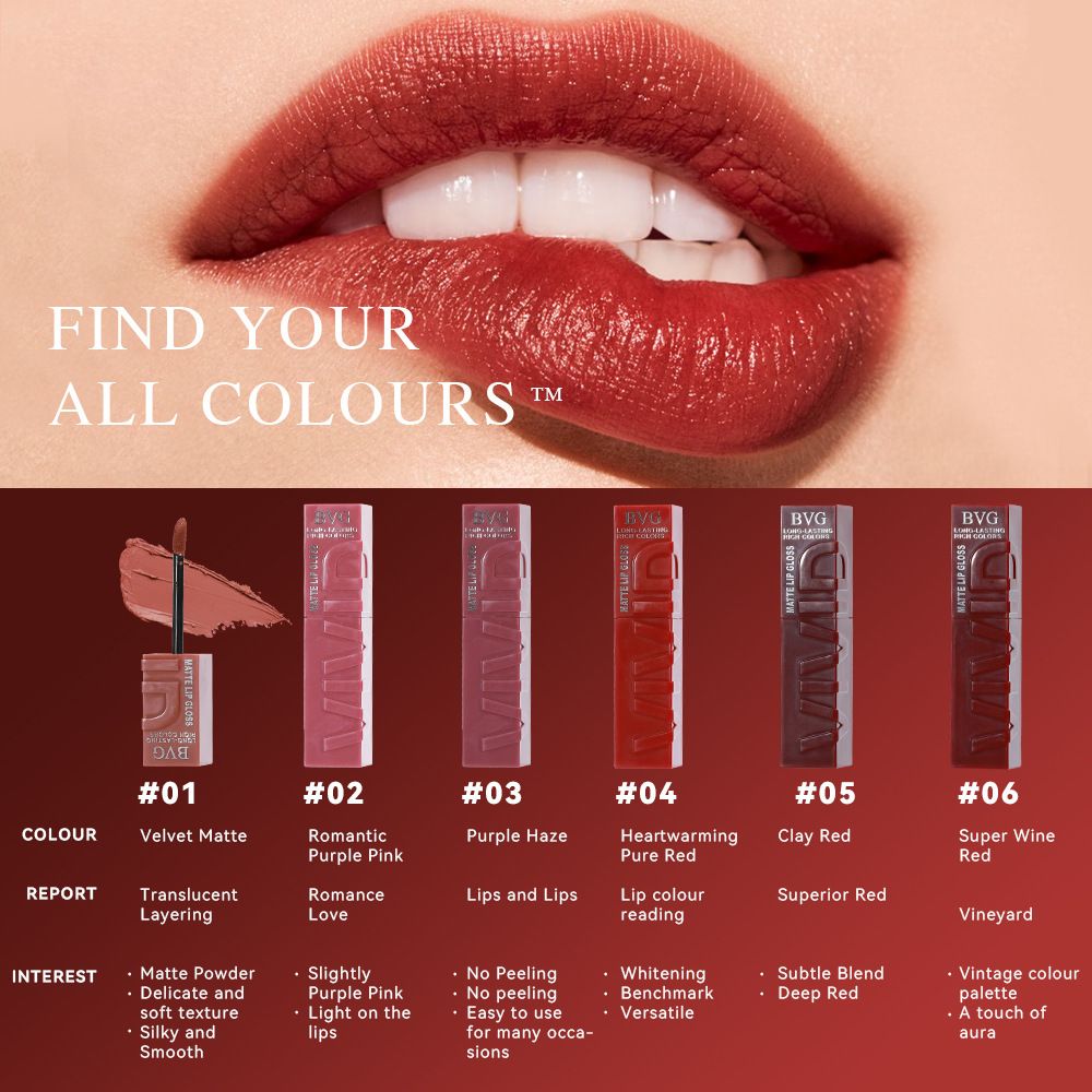 Super Stay Matte Ink Liquid Lipstick, Transfer-Proof, Long-Lasting, Limited-Edition for Women, Highly Pigmented Color Lip Stain Tint,Super Velvet Long Lasting Non-Stick Waterproof Matte Lip Gloss view 3