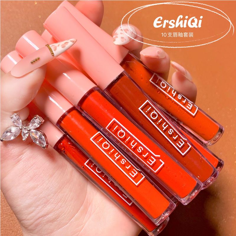 10Pcs Velvet Matte Lipstick Makeup Set Nude Matte Soft Dark Color Stick High Pigmented Long-Lasting Non-Stick Cup Not Fade Waterproof Lip Stick Lip Balm Beauty Cosmetics Gift for Girls and Women view 6