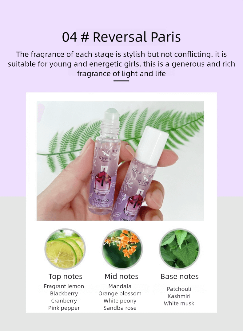 Blossom Roll on Perfume for Women Alcohol Free Rollerball Perfume Oil with Essential Oils, Infused with Real Flowers, The Original Pheromone Infused After Shower Body Oil Perfume Cologne