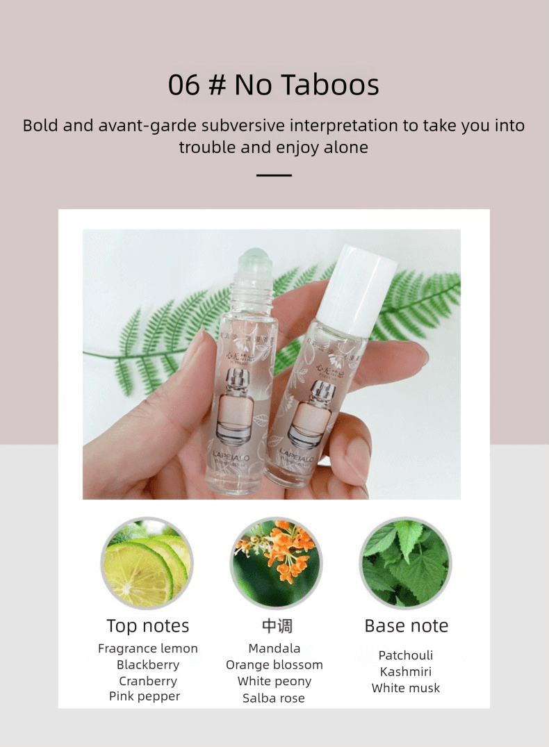 Blossom Roll on Perfume for Women Alcohol Free Rollerball Perfume Oil with Essential Oils, Infused with Real Flowers, The Original Pheromone Infused After Shower Body Oil Perfume Cologne
