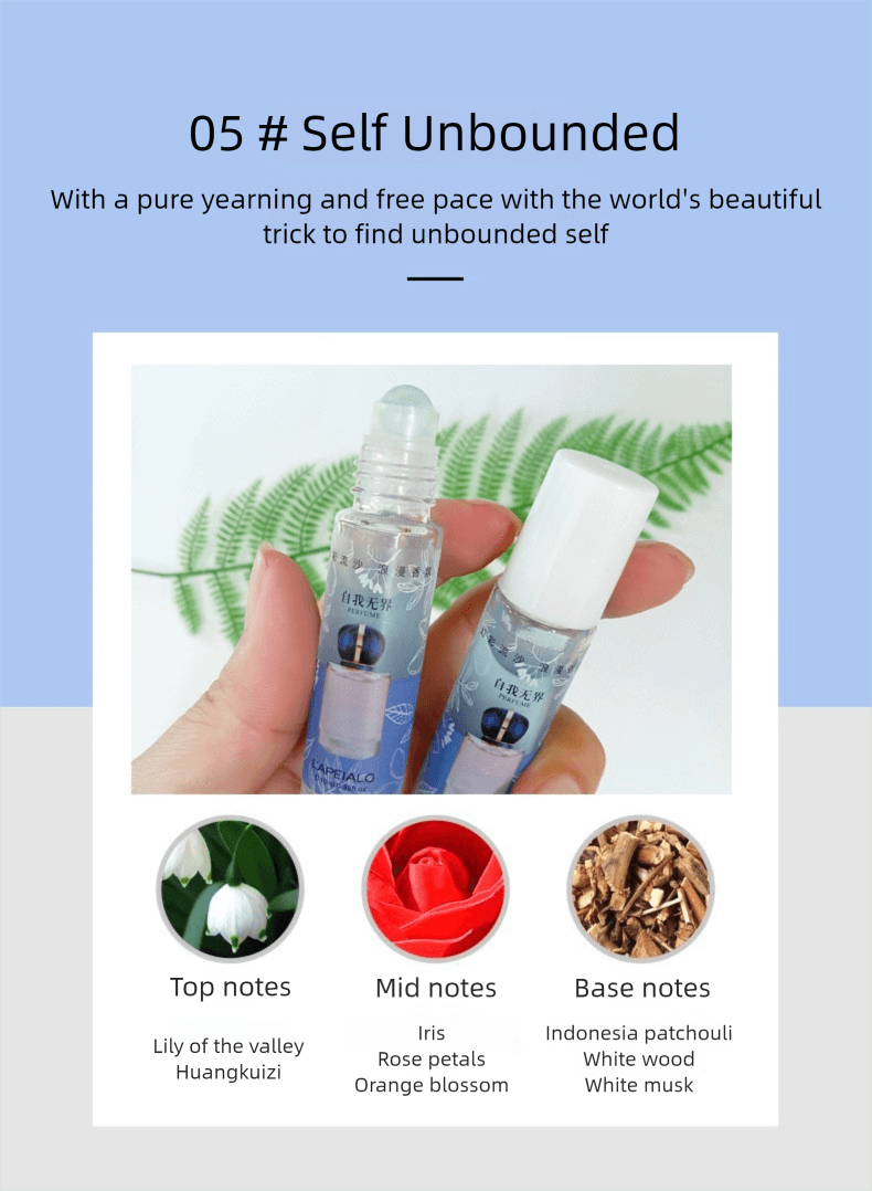 Blossom Roll on Perfume for Women Alcohol Free Rollerball Perfume Oil with Essential Oils, Infused with Real Flowers, The Original Pheromone Infused After Shower Body Oil Perfume Cologne
