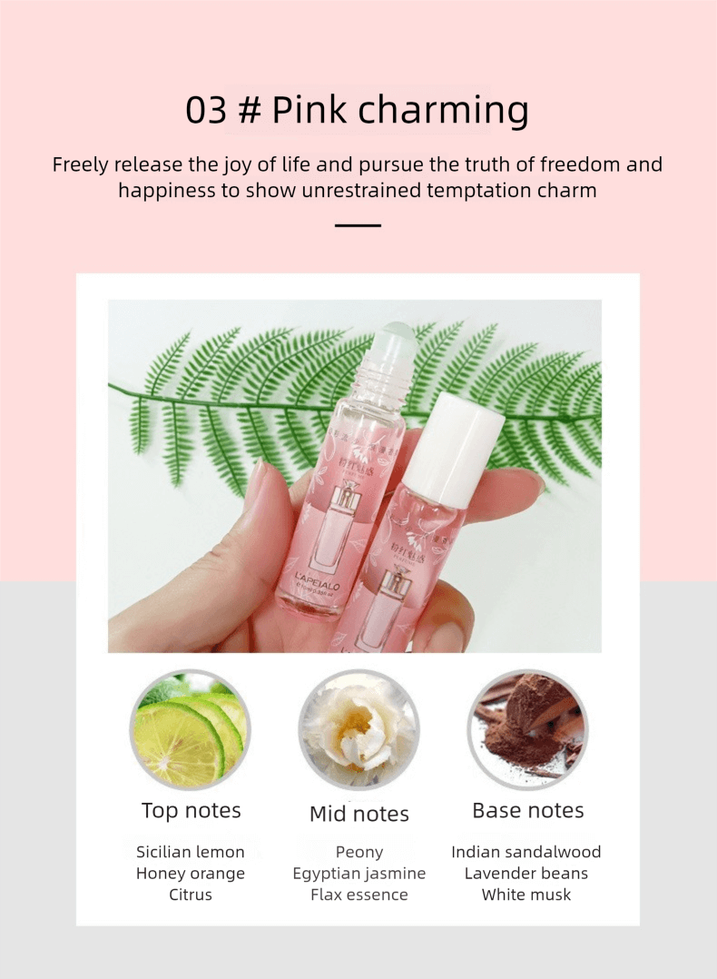 Blossom Roll on Perfume for Women Alcohol Free Rollerball Perfume Oil with Essential Oils, Infused with Real Flowers, The Original Pheromone Infused After Shower Body Oil Perfume Cologne